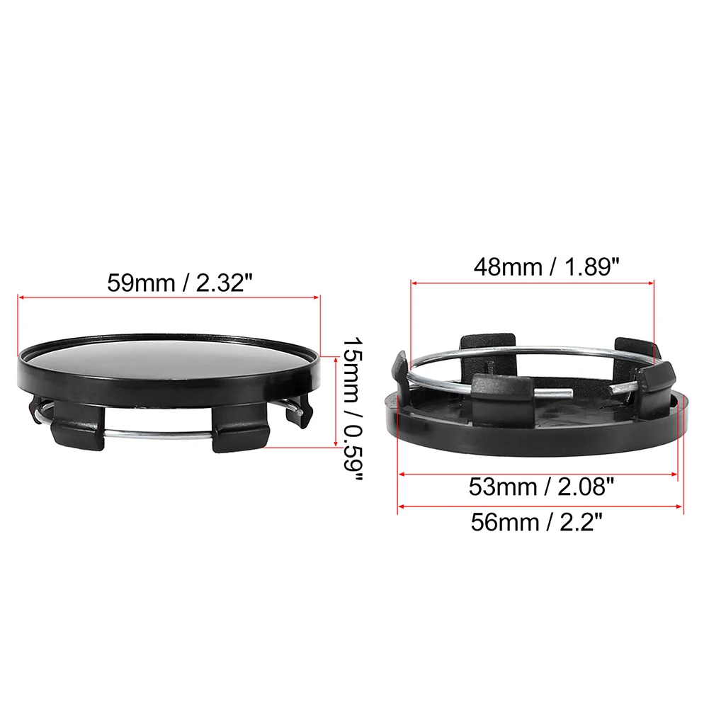 Cover Car Wheel Center Cap 4pcs 59mm ABS Plastic Accessories Auto Black Car Clips Fittings For Parts Replacement
Cover Car Wheel Center Cap 4pcs 59mm ABS Plastic Accessories Auto Black Car Clips Fittings For Parts Replacement