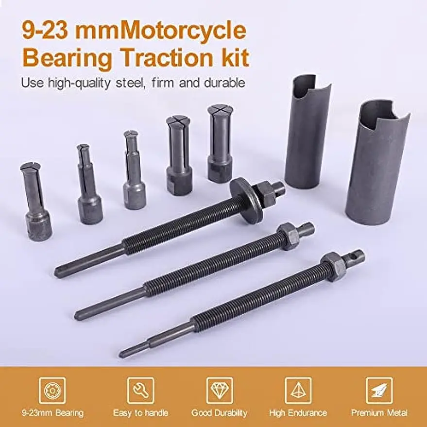 Motorcycle Bearings Extractor Tool Extractors for Bicycle Internal Bearings Bike Bearing Puller Remover Tool Motorbike BB Repair
Motorcycle Bearings Extractor Tool Extractors for Bicycle Internal Bearings Bike Bearing Puller Remover Tool Motorbike BB Repair