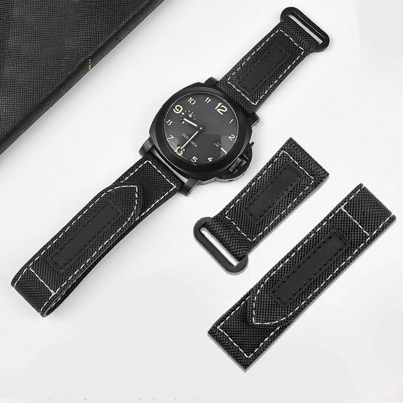 Carbon Fiber Plaid Nylon Hook and Loop Fastener Watch Strap for Panerai Luminor Series Pam01118 Pam01119 Men Watchband 24mm
Carbon Fiber Plaid Nylon Hook and Loop Fastener Watch Strap for Panerai Luminor Series Pam01118 Pam01119 Men Watchband 24mm