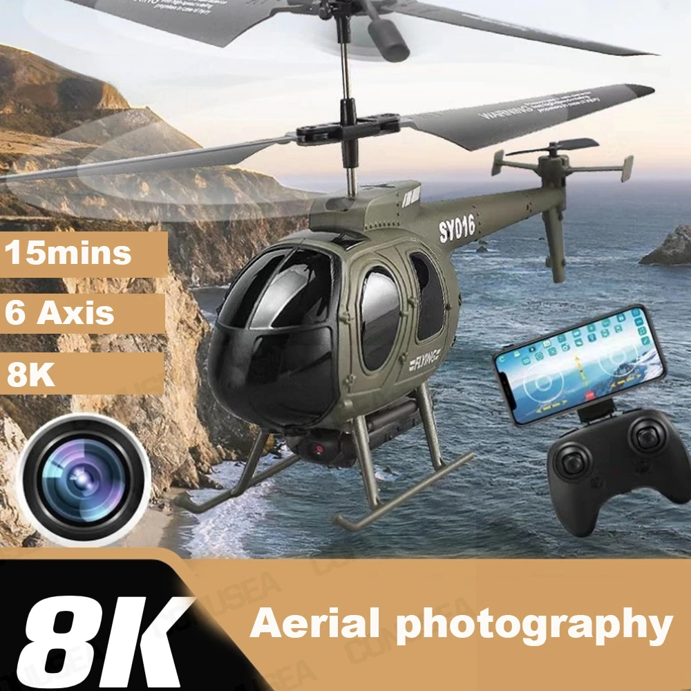 Rc Drone 6Ch Rc Helicopter Pane Mini Drones with Camera Hd 8K Wifi FPV Dron Aircraft Rc Airplane Toys for Boys Children Adults
Rc Drone 6Ch Rc Helicopter Pane Mini Drones with Camera Hd 8K Wifi FPV Dron Aircraft Rc Airplane Toys for Boys Children Adults