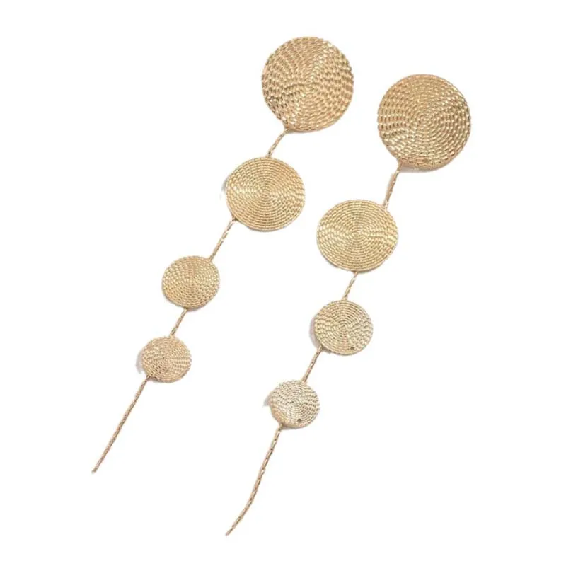 Fashion Gold Color Circular Pendant Earrings For Women Exaggerated Metal Long Tassel Round Geometric Earrings Jewelry Gifts 12 Mallzona Saf76ed932a204e35af21ee207f0a2700U Fashion Gold Color Circular Pendant Earrings For Women Exaggerated Metal Long Tassel Round Geometric Earrings Jewelry Gifts Mallzona