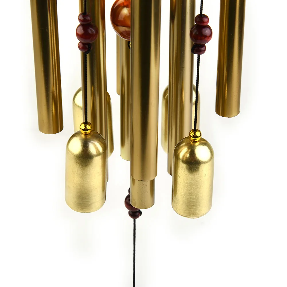 Gift Wind Chimes Ornaments Balcony Hanging Large Bells Metal Tubes Outdoor Yard Garden Home Gold Durable Practical
Gift Wind Chimes Ornaments Balcony Hanging Large Bells Metal Tubes Outdoor Yard Garden Home Gold Durable Practical