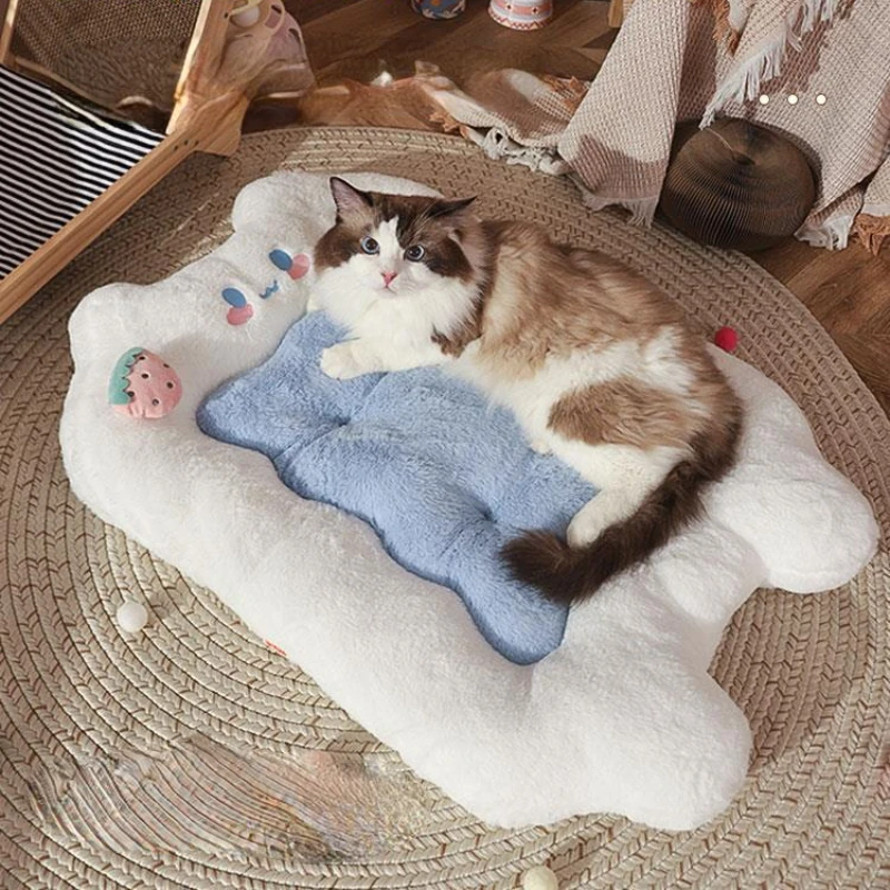 Cat Mat Cats Sleeping Mats Dogs Bed Pillow Mattress Pet Floor Kennel Winter Warm Dog Houses Pets Supplies Super Soft Durable
Cat Mat Cats Sleeping Mats Dogs Bed Pillow Mattress Pet Floor Kennel Winter Warm Dog Houses Pets Supplies Super Soft Durable