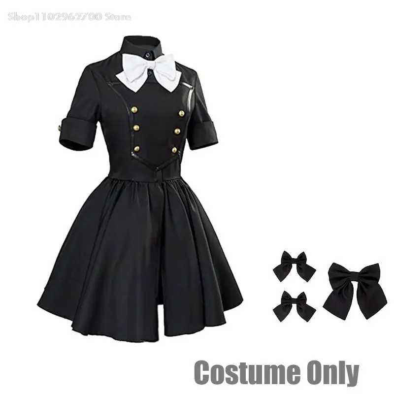 

Astolfo Cosplay Costume Wig Fate Apocrypha Epilogue Event Halloween Carnival Party Outfit Halloween Suit XS-3XL Black Dress