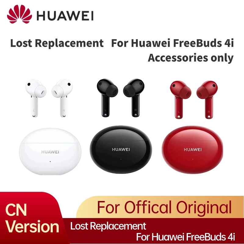 

Original Parts Replacement For Huawei FreeBuds 4i Wireless Bluetooth Headphone Single Left Right Or Charging Case Accessories