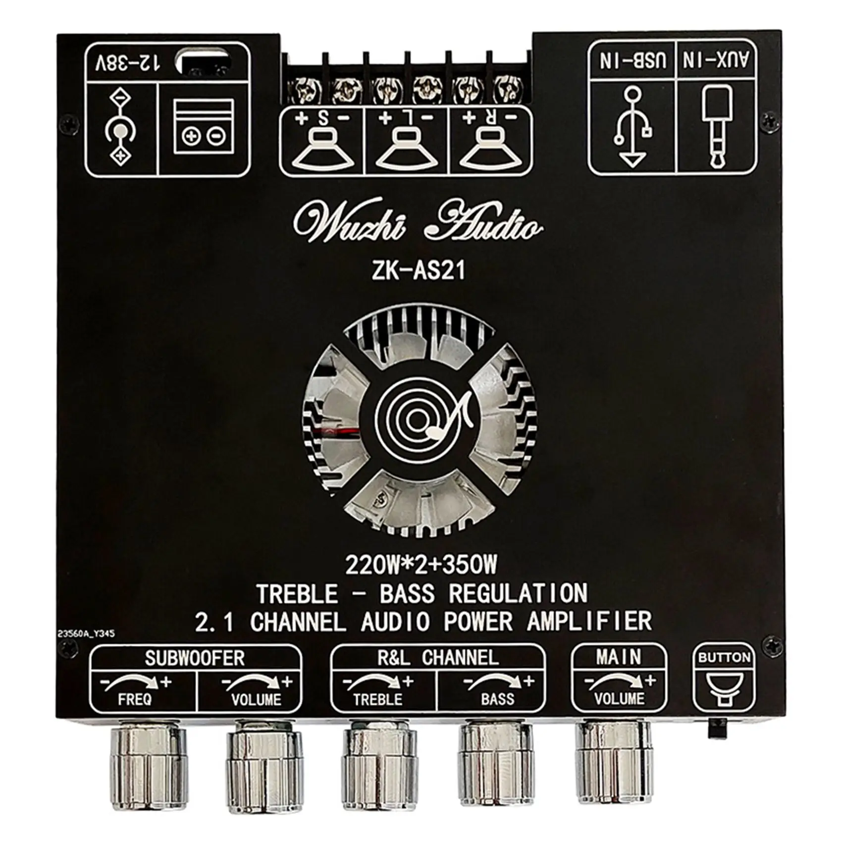 TPA3251D2 Bluetooth 5,0 2,1 канал мощность аудио стерео сабвуфер усилитель платы 220Wx2 + 350 Вт тройной низкий тон AMP ZK-AS21
TPA3251D2 Bluetooth 5,0 2,1 канал мощность аудио стерео сабвуфер усилитель платы 220Wx2 + 350 Вт тройной низкий тон AMP ZK-AS21