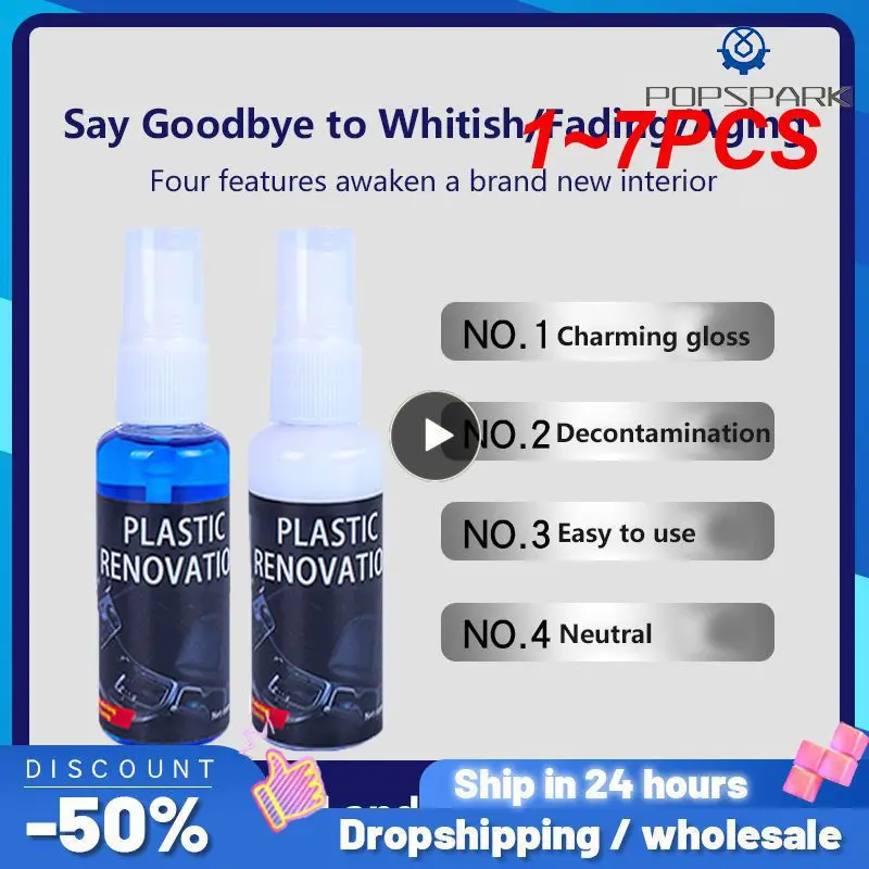1~7PCS 30ml Car Interior Exterior Plastic Parts Retreading Decontamination Polish Wax Scratch Repair Leather Refurbish
1~7PCS 30ml Car Interior Exterior Plastic Parts Retreading Decontamination Polish Wax Scratch Repair Leather Refurbish