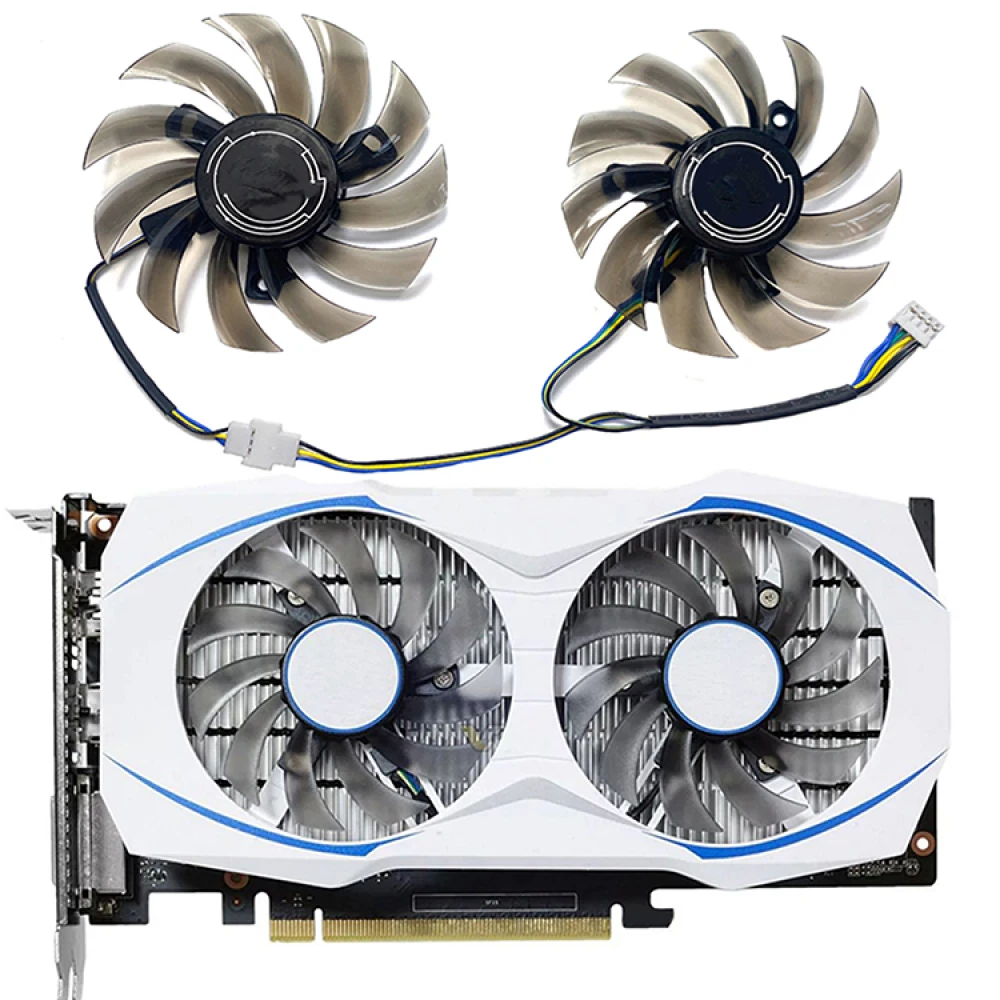 1 Pair Graphics Card Cooling Fans Replacement Accessories for GTX1050 1050ti RX460 DUAL Graphics Card
1 Pair Graphics Card Cooling Fans Replacement Accessories for GTX1050 1050ti RX460 DUAL Graphics Card