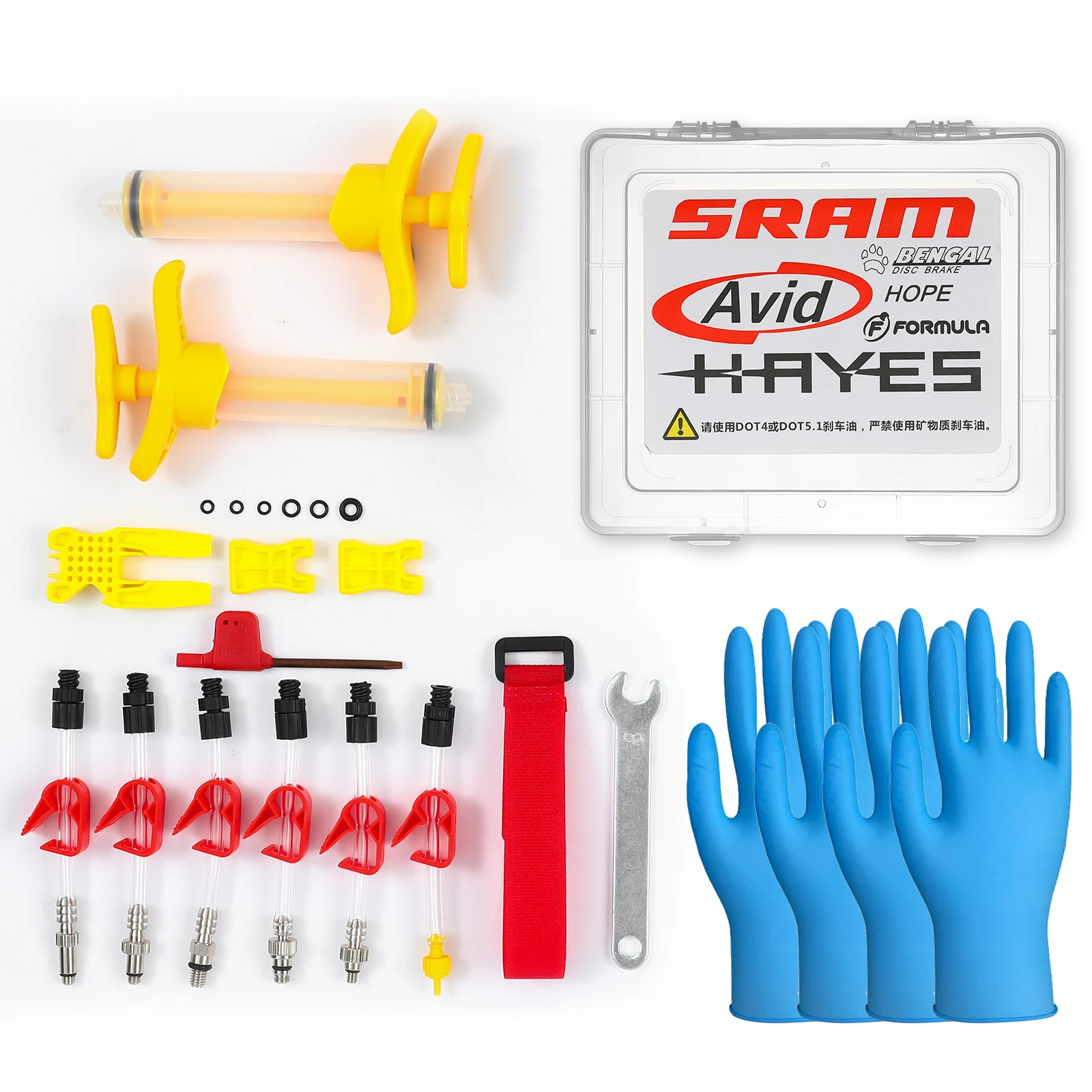 Universal Bicycle Hydraulic Disc Brake Oil Bleed Kit Brake System Oil Filling Joint Adapter Bike Repair Tool Cycling Accessories
Universal Bicycle Hydraulic Disc Brake Oil Bleed Kit Brake System Oil Filling Joint Adapter Bike Repair Tool Cycling Accessories