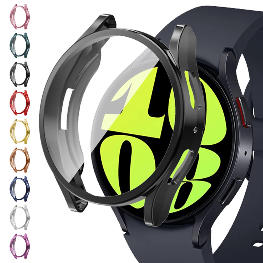 Чехол для часов Samsung Galaxy Watch 6 40 мм 44 мм, защитная пленка для экрана, ТПУ бампер, защитный чехол для Galaxy 6 40 мм 44 мм, аксессуары
Чехол для часов Samsung Galaxy Watch 6 40 мм 44 мм, защитная пленка для экрана, ТПУ бампер, защитный чехол для Galaxy 6 40 мм 44 мм, аксессуары