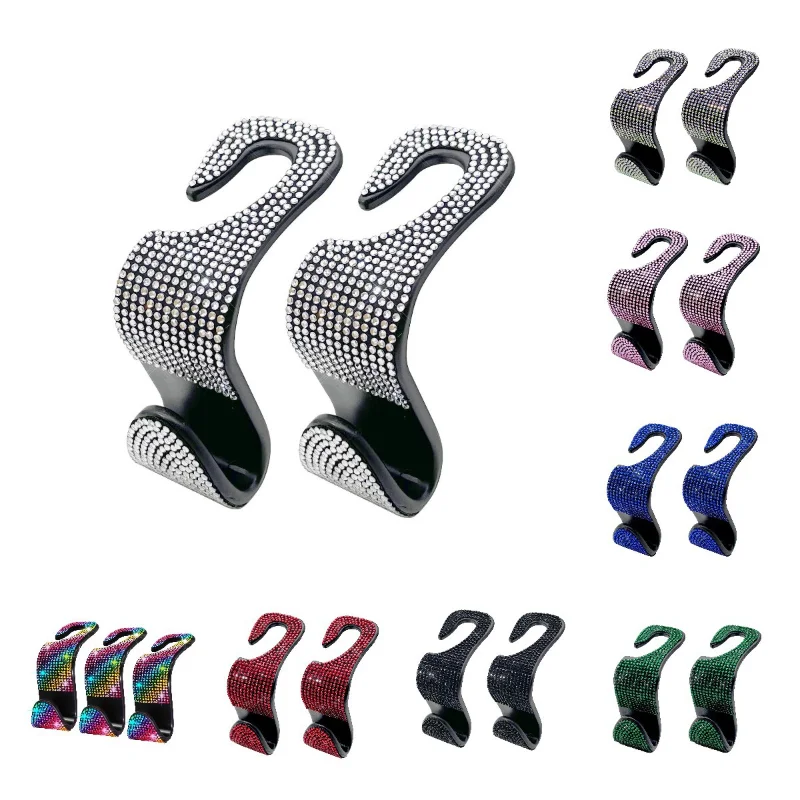2Pcs Bling Diamond Car Seat Back Hook Switch Button Cover Water Cup Pad Rhinestone Car Decor Storage Holder Car Accessories
2Pcs Bling Diamond Car Seat Back Hook Switch Button Cover Water Cup Pad Rhinestone Car Decor Storage Holder Car Accessories