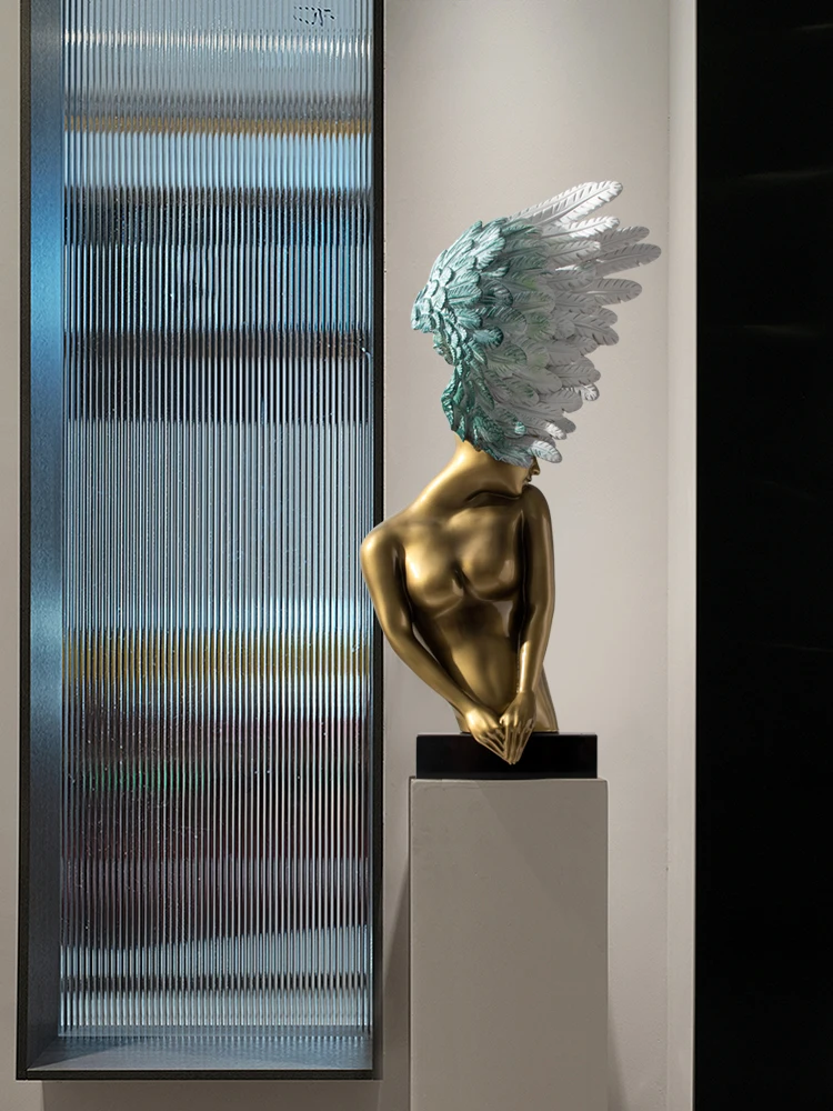 Light Luxury Art Figure Sculpture Adornment Angel Designer Landing Soft Decoration Model Hotel Lobby Home Decoration
Light Luxury Art Figure Sculpture Adornment Angel Designer Landing Soft Decoration Model Hotel Lobby Home Decoration