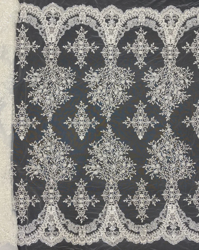 White Beadings Tulle Mesh Lace Fabric DIY Wedding Dress Costume Clothing Sewing Fabric 2023 NEW
White Beadings Tulle Mesh Lace Fabric DIY Wedding Dress Costume Clothing Sewing Fabric 2023 NEW