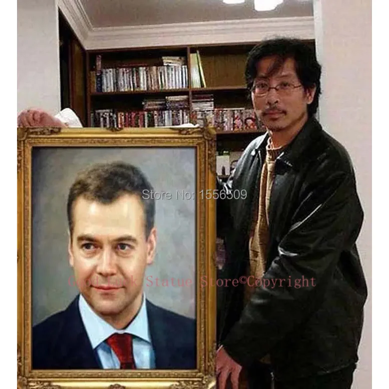 high quality art oil painting--BEST business gift TOP Custom portrait photo picture OIL painting 36 inches
high quality art oil painting--BEST business gift TOP Custom portrait photo picture OIL painting 36 inches