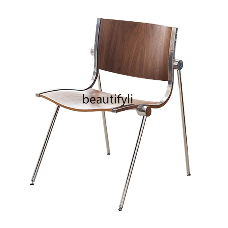 Нордический минималистичный средне старинный обеденный стул, изогнутый деревянный алюминиевый стул, спинка кофейни, Штабелируемый стул для отдыха
Нордический минималистичный средне старинный обеденный стул, изогнутый деревянный алюминиевый стул, спинка кофейни, Штабелируемый стул для отдыха