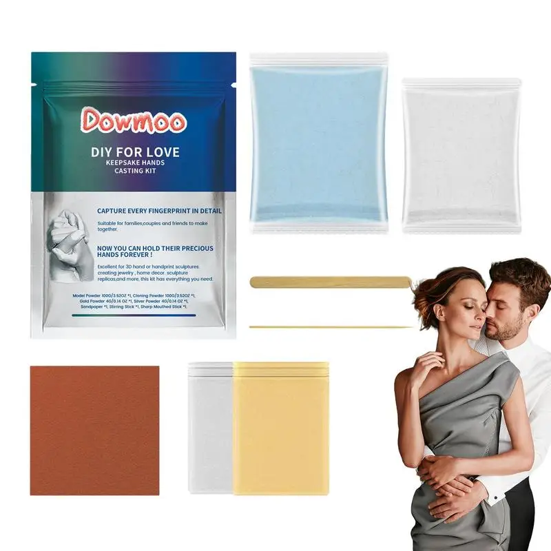 DIY Hand Molding Kit Hand Hold Casting Kit DIY Plaster Statue Molding Kit for Romantic Creative and Fun Memories
DIY Hand Molding Kit Hand Hold Casting Kit DIY Plaster Statue Molding Kit for Romantic Creative and Fun Memories
