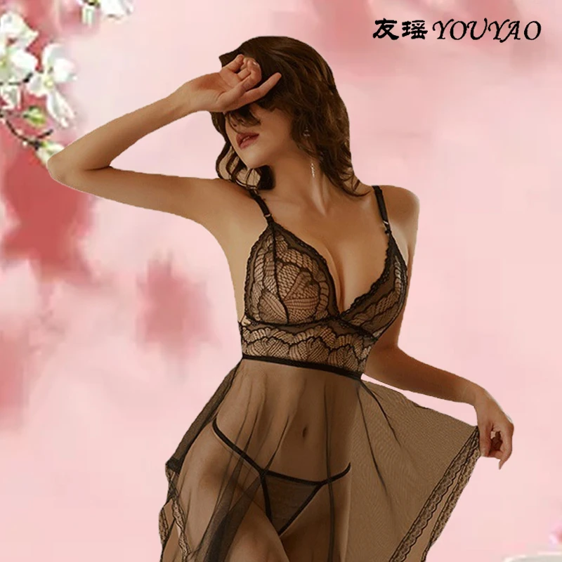 FashionTrend Lace Transparent Sexy Inner Women's UnderwearPassion Free Open DressOpen SexyPajamas Exotic Flirty Women's Clothes
FashionTrend Lace Transparent Sexy Inner Women's UnderwearPassion Free Open DressOpen SexyPajamas Exotic Flirty Women's Clothes