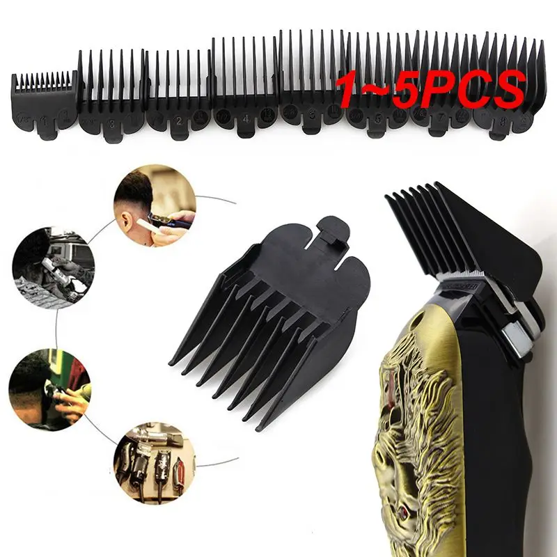 

1~5PCS NewBlack Limit Comb For Universal Hair Clipper Guide Attachment Men Barber Shaver Replacement Accessories