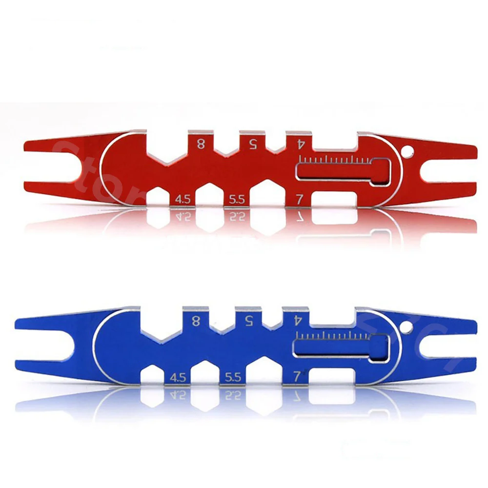 Multifunctional RC special tool wrench for unloading tools, used for buckles and nuts of RC drone vehicles and ships
Multifunctional RC special tool wrench for unloading tools, used for buckles and nuts of RC drone vehicles and ships