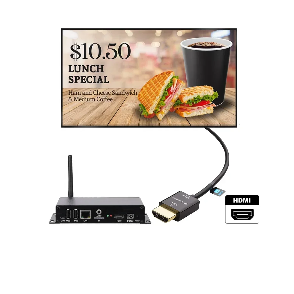 indoor screen advertising restaurant fast food menu software digital signage media player
indoor screen advertising restaurant fast food menu software digital signage media player
