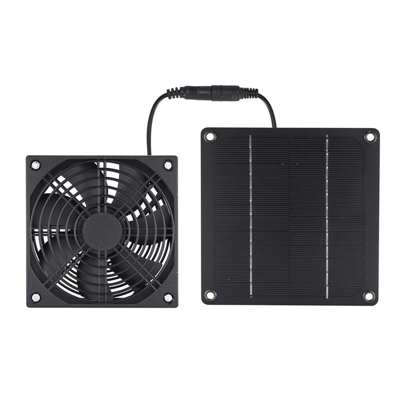 

Solar Panel Exhaust Fan Air Extractor Mini Ventilator Solar Panel Powered Fan 3W 12V For Dog Chicken House Greenhouse
