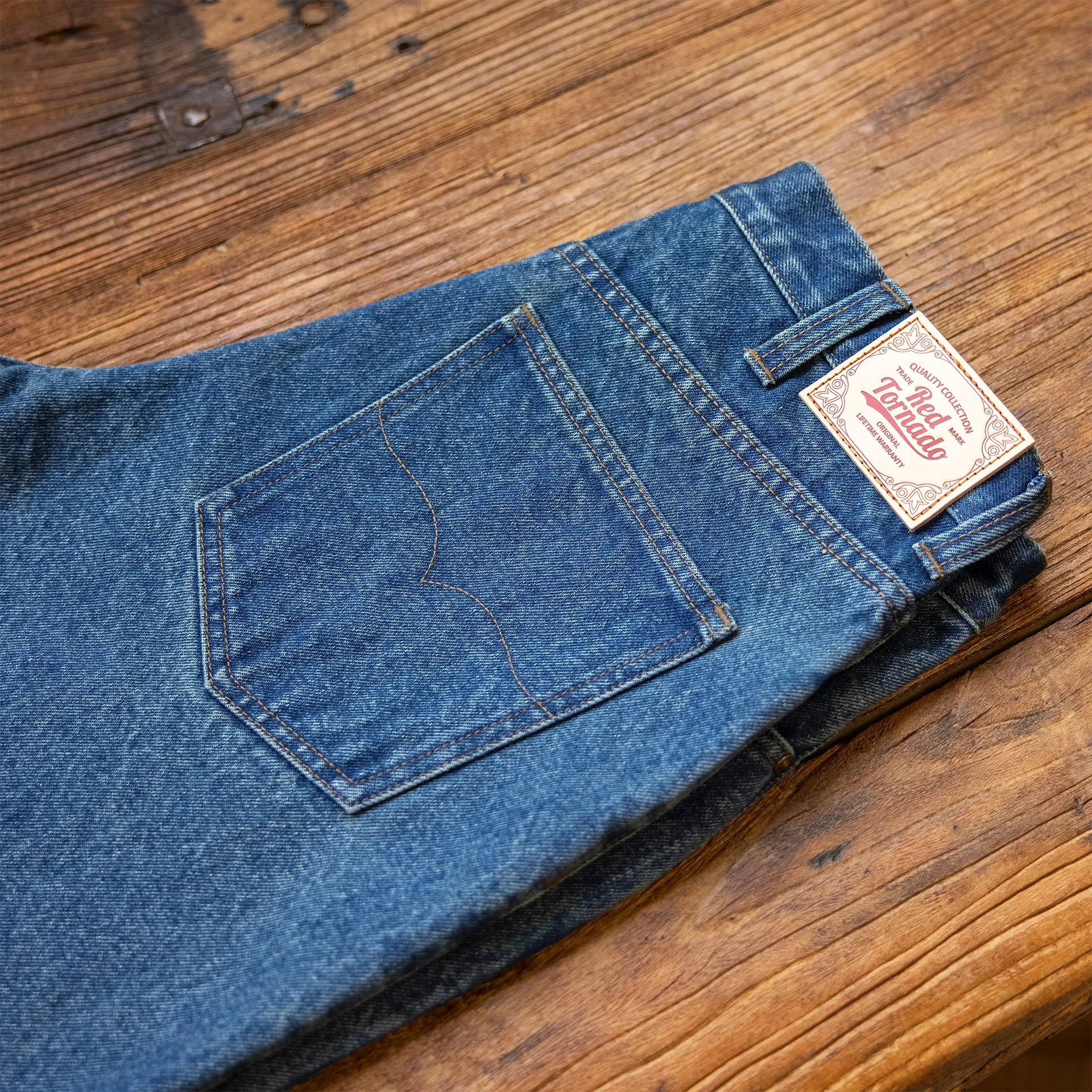 

Женские джинсовые шорты RedTornado из высококачественного хлопка, винтажные джинсовые Бермуды цвета индиго с потертостями, джинсовые шорты Sanforized 15oz