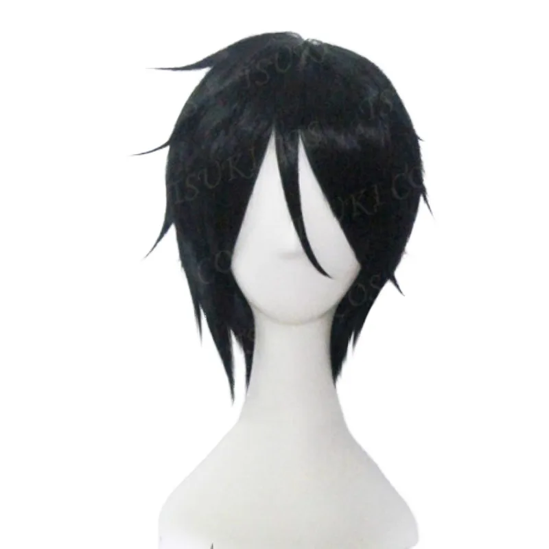 Kuroshitsuji Black Butler Sebastian Michaelis Short Black Heat Resistant Anime Cosplay Costume Wig + Track + Wig Cap
Kuroshitsuji Black Butler Sebastian Michaelis Short Black Heat Resistant Anime Cosplay Costume Wig + Track + Wig Cap