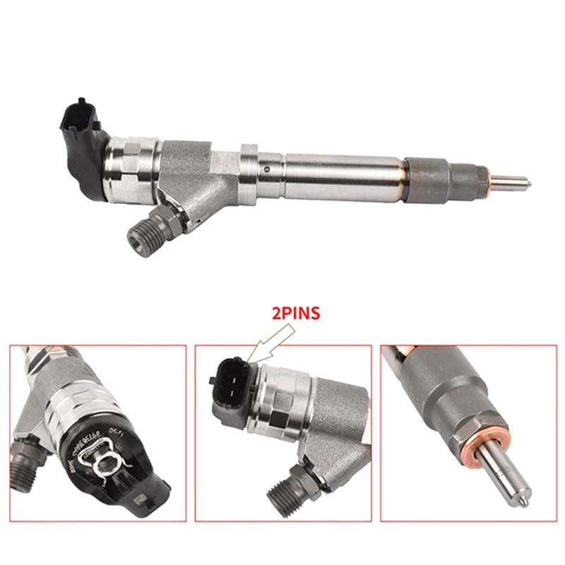 

0445120027 0986435504 Metal Diesel Fuel Injector PFI-504 New For 2004.5-2005 6.6L LLY GM Chevy GMC Duramax