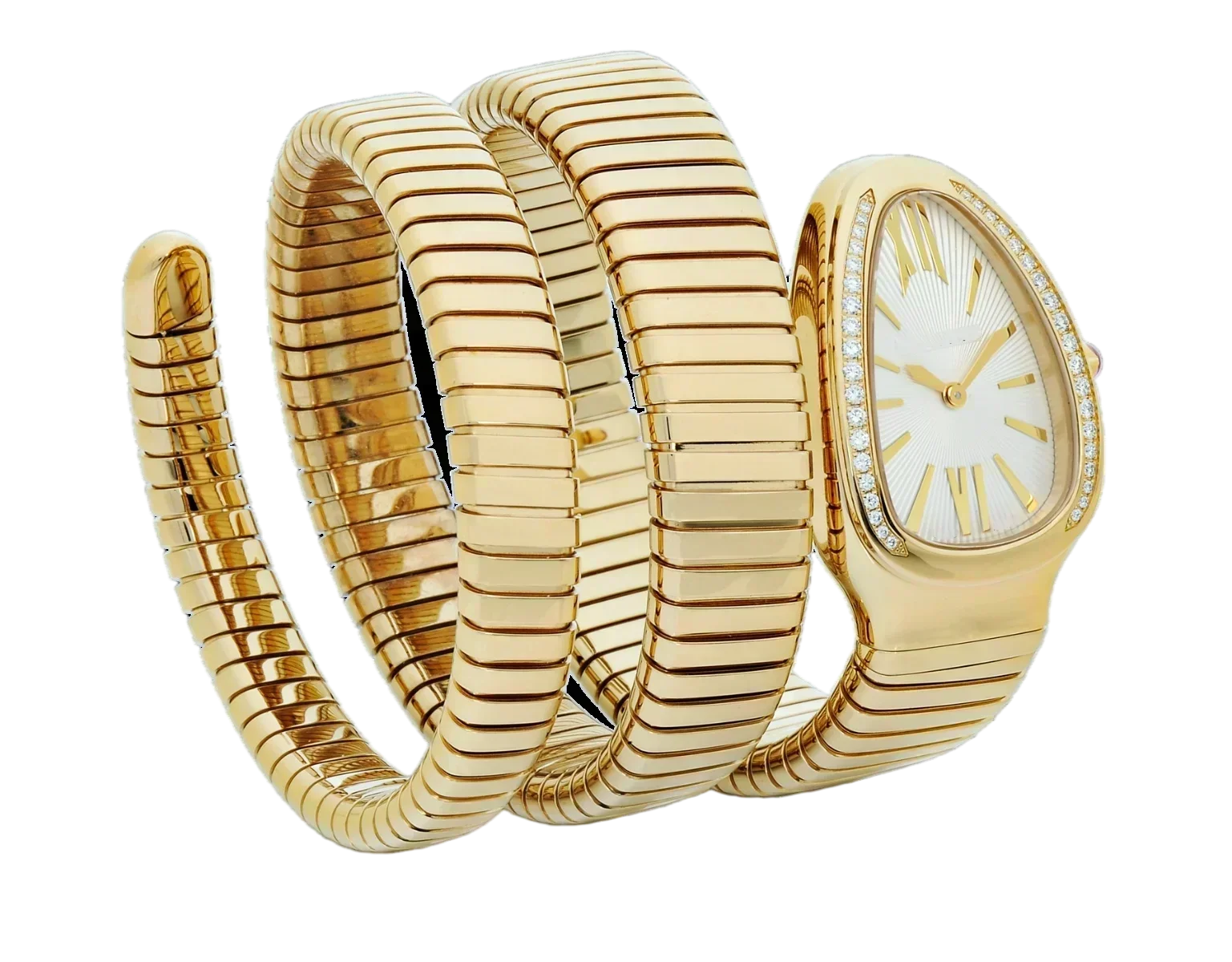 Top Quality Women Snake Yellow Gold Long Bracelet Diamond Bezel Rome White Quartz Stainless Steel Sapphire Ladies Wristwatch
Top Quality Women Snake Yellow Gold Long Bracelet Diamond Bezel Rome White Quartz Stainless Steel Sapphire Ladies Wristwatch