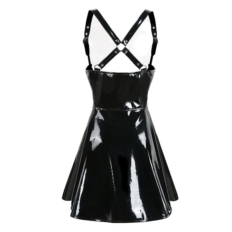 Платье из ПВХ westlook, женское нижнее белье из ПВХ, популярное платье из искусственной кожи в готическом стиле, женское платье на молнии, платье для ночного клуба, платье из латекса
Платье из ПВХ westlook, женское нижнее белье из ПВХ, популярное платье из искусственной кожи в готическом стиле, женское платье на молнии, платье для ночного клуба, платье из латекса