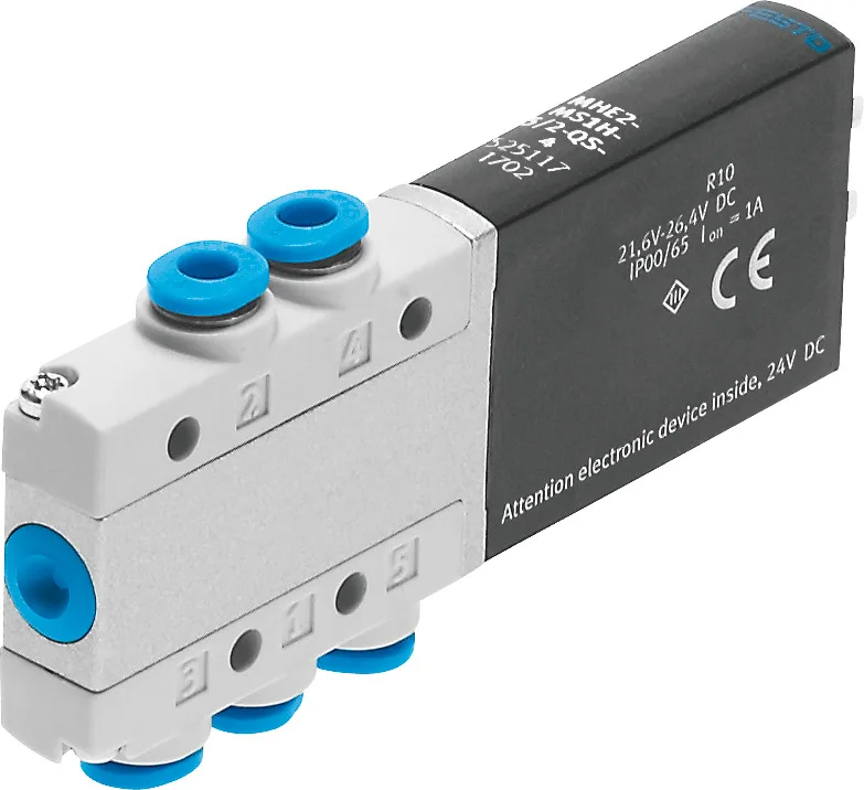 FESTO высокочастотный электромагнитный клапан 525117 MHE2-MS1H-5/2-QS-4 в наличии
FESTO высокочастотный электромагнитный клапан 525117 MHE2-MS1H-5/2-QS-4 в наличии