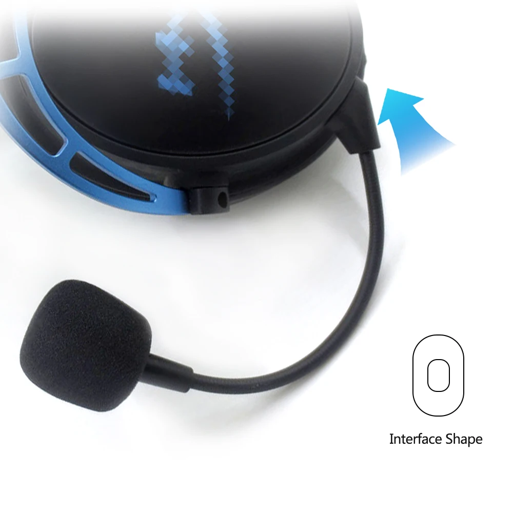 Replacement Game Mic 3.5mm Microphone for Kingston HyperX Cloud Alpha /Alpha S Cloud9 C9 Edition Gaming Headsets Headphones Replacement Game Mic 3.5mm Microphone for Kingston HyperX Cloud Alpha /Alpha S Cloud9 C9 Edition Gaming Headsets Headphones