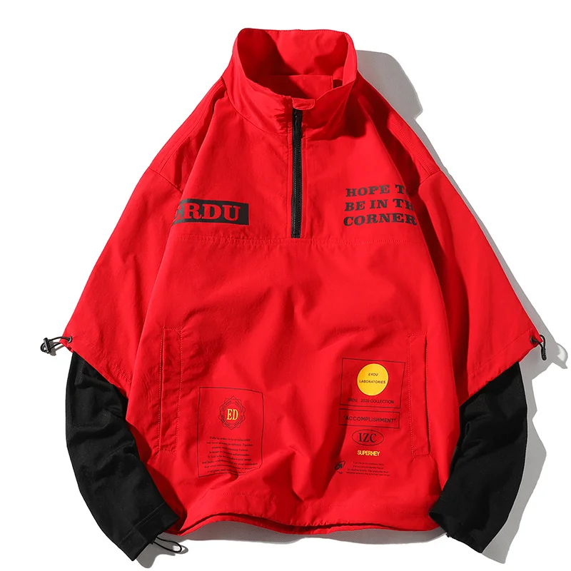 Elena Store Mens Jacket Autumn New Hip-Hop Men Clothing Streetwear Patchwork Windbreaker Jacket Korean Style Coats Print Jacket
Elena Store Mens Jacket Autumn New Hip-Hop Men Clothing Streetwear Patchwork Windbreaker Jacket Korean Style Coats Print Jacket