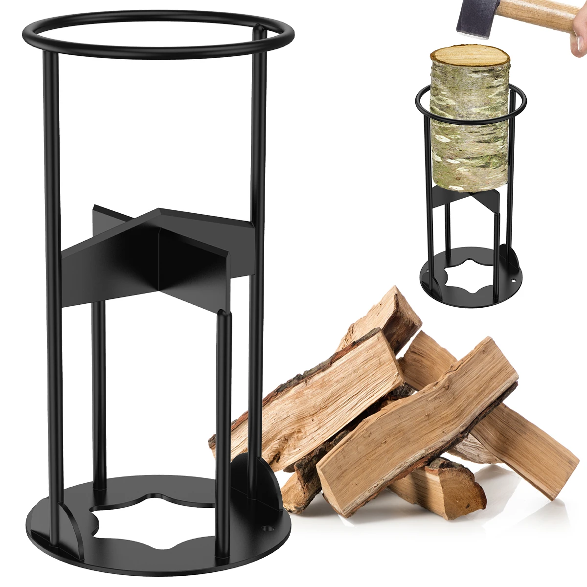 Firewood Splitter Wood Kindling Splitter Safe Kindling Log Splitting Tool Cast Steel Log Splitter Labor-Saving Firewood Cutter
Firewood Splitter Wood Kindling Splitter Safe Kindling Log Splitting Tool Cast Steel Log Splitter Labor-Saving Firewood Cutter