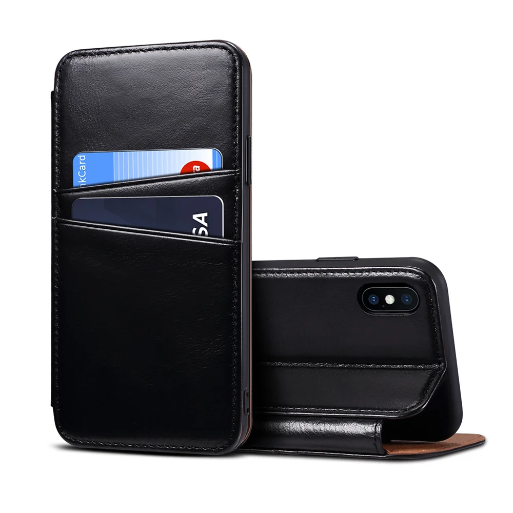 Luxury Front Card Pocket Genuine Leather Case for iPhone X XS 7G 8G Plus SE 2020 Top Layer Cowhide Leather KickStand Flip Cover
Luxury Front Card Pocket Genuine Leather Case for iPhone X XS 7G 8G Plus SE 2020 Top Layer Cowhide Leather KickStand Flip Cover