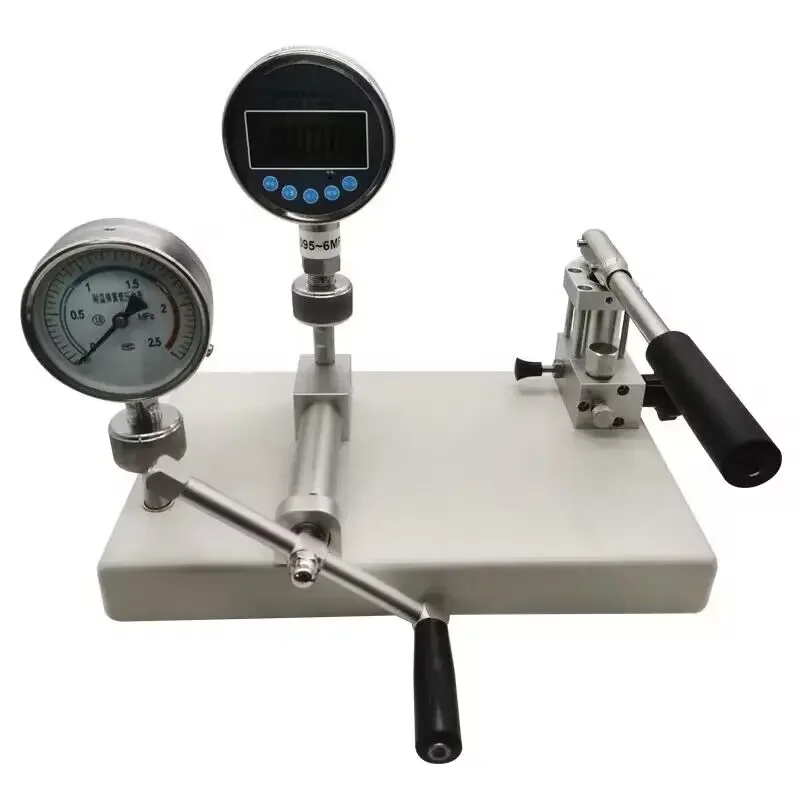 0.095 to 6MPa Hydraulic Calibration Bench High Pressure Calibrator Water Pressure Calibrator Hydraulic Pump Hydraulic Calibrator
0.095 to 6MPa Hydraulic Calibration Bench High Pressure Calibrator Water Pressure Calibrator Hydraulic Pump Hydraulic Calibrator