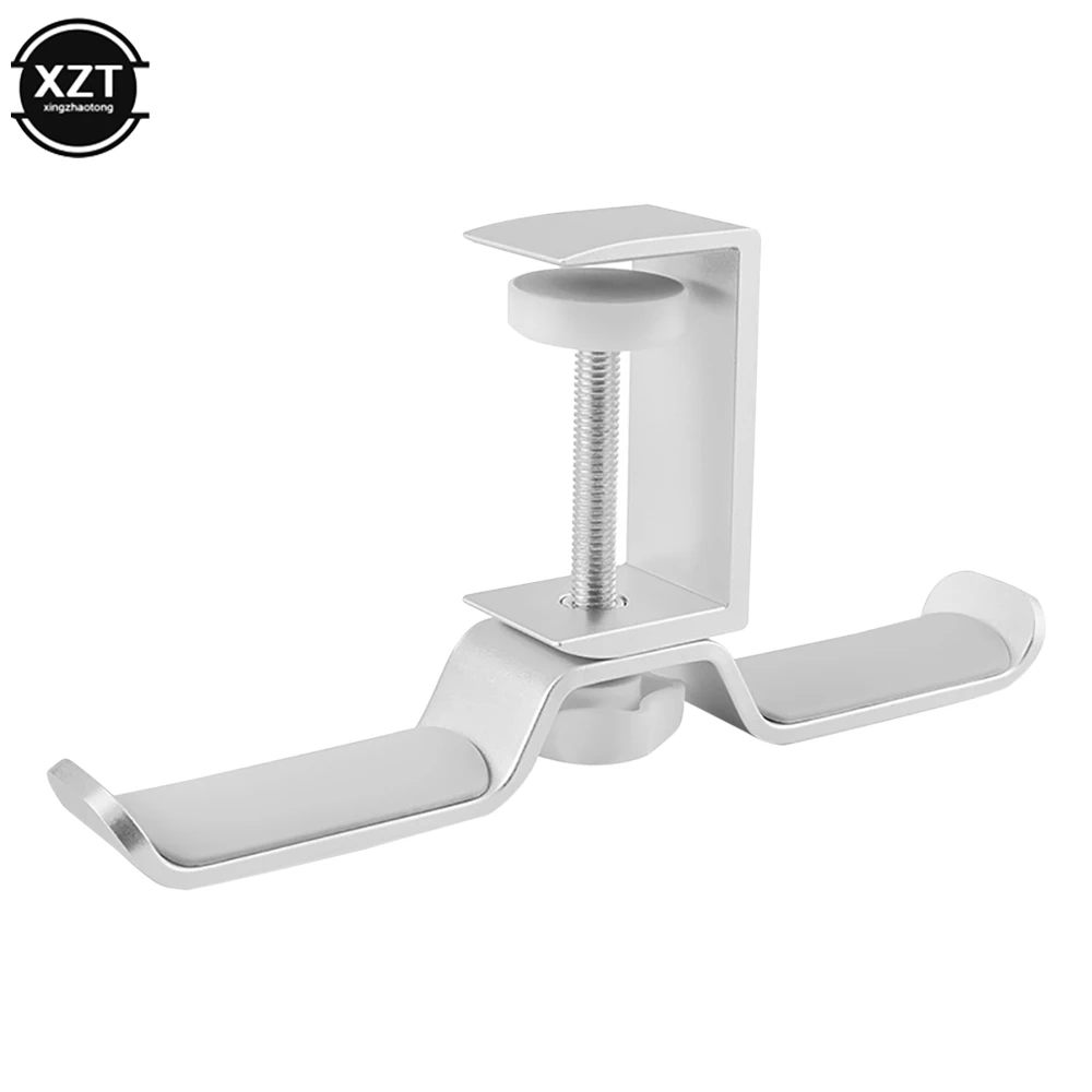 Universal Earphone Stand Rotatable Double Aluminium Alloy Headphone Holder Hanger Metal Wall Clamp Hook 
Universal Earphone Stand Rotatable Double Aluminium Alloy Headphone Holder Hanger Metal Wall Clamp Hook