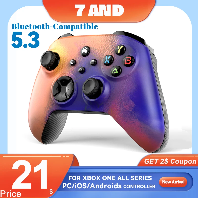 Wireless Bluetooth ControllerFor XBOX ONE /XBOX SERIES S/X Console Gamepad with TURBO Programmable Function Smartphone gamepad
Wireless Bluetooth ControllerFor XBOX ONE /XBOX SERIES S/X Console Gamepad with TURBO Programmable Function Smartphone gamepad