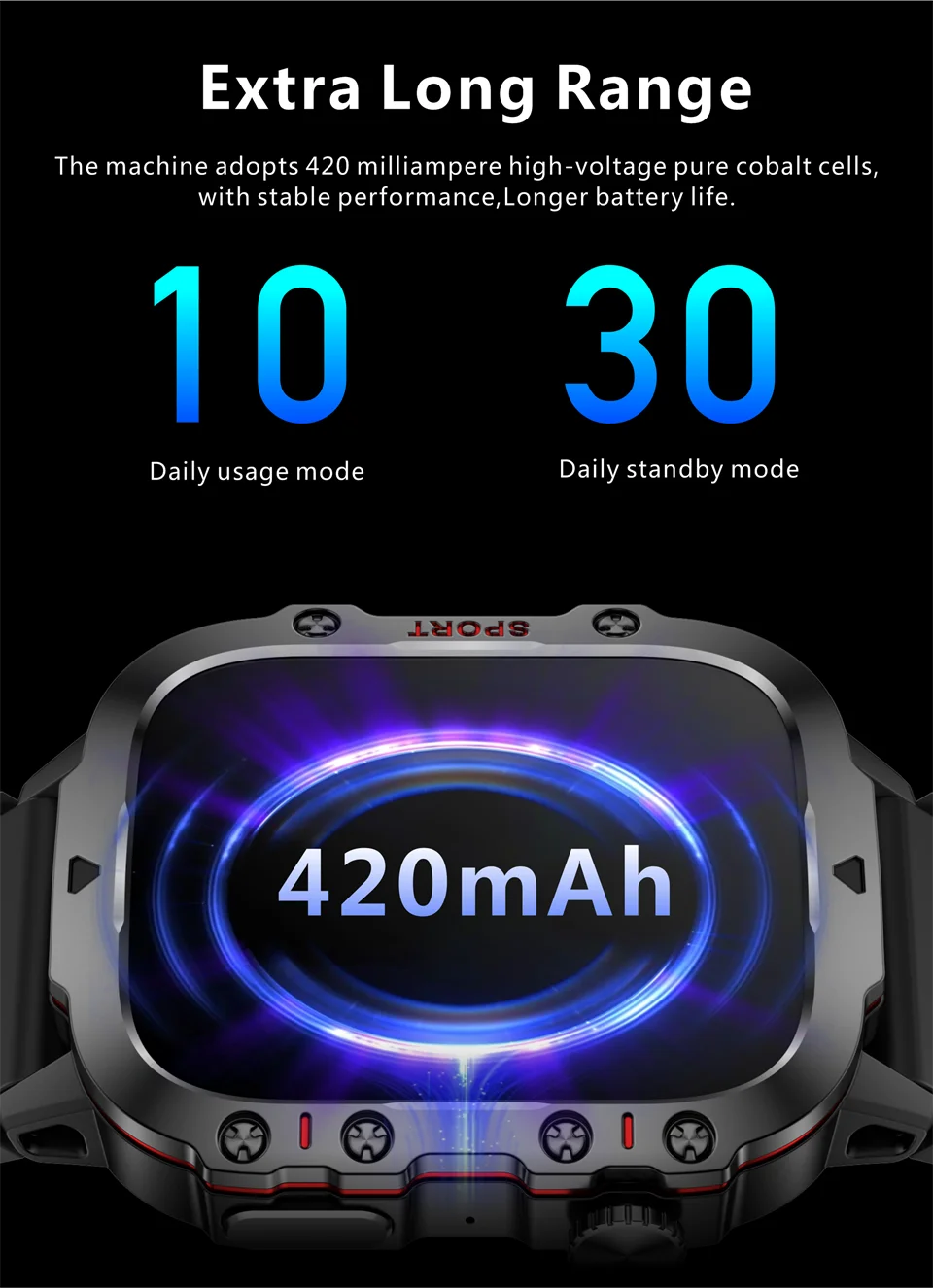 2026 New Rugged Military Smart Watches Men Bluetooth Call Health Monitoring AI Voice Sport Waterproof Smartwatch For Android Men 2026 New Rugged Military Smart Watches Men Bluetooth Call Health Monitoring AI Voice Sport Waterproof Smartwatch For Android Men