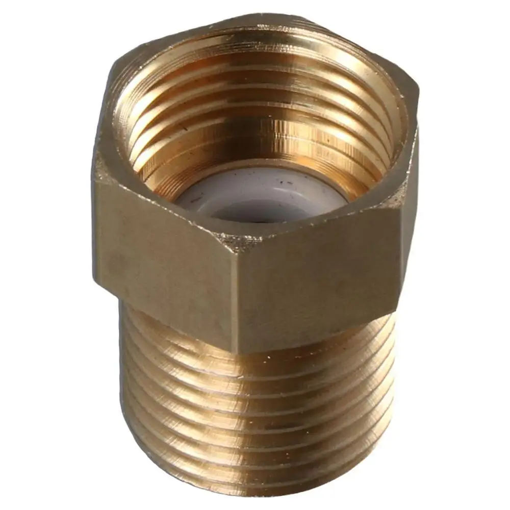 

Brass One-way Valve Durable Gold Female to Male Thread Check Valve 1/2" Ozone Resistance Backflow Valve Oil Water Gas