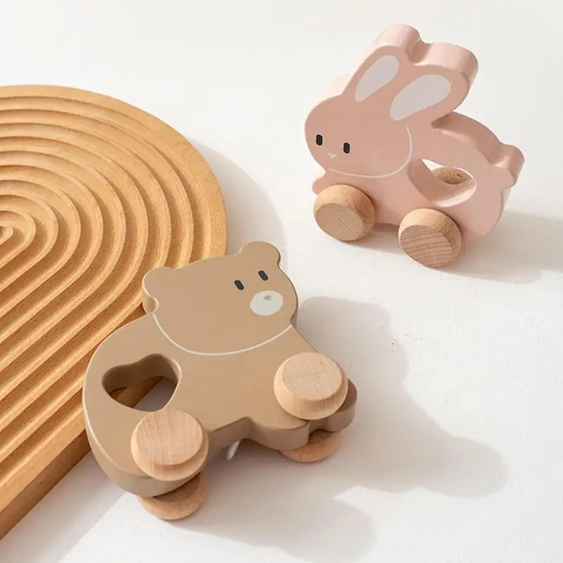 Natural Wooden Rabbit/Bear With Wheels Pulling Toys Wooden Toys Children's Pulling Toys Wooden Animal Pushing And Pulling Toys
Natural Wooden Rabbit/Bear With Wheels Pulling Toys Wooden Toys Children's Pulling Toys Wooden Animal Pushing And Pulling Toys