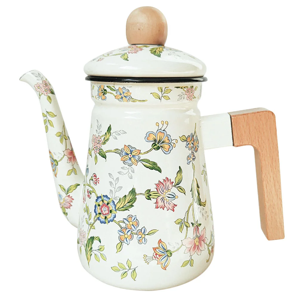 Teapot Coffe Pots Household Camping Coffee Tanle with Handle Enamel Small Vintage
Teapot Coffe Pots Household Camping Coffee Tanle with Handle Enamel Small Vintage