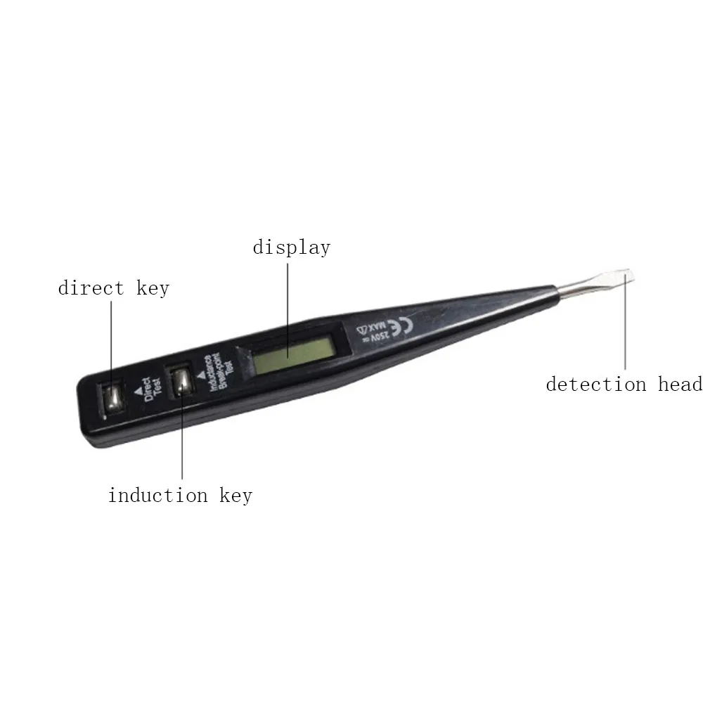 12V-250V Voltage Meter Digital Display Electric Pen Electrician Maintenance Household Breakpoint Detection Electroprobe
12V-250V Voltage Meter Digital Display Electric Pen Electrician Maintenance Household Breakpoint Detection Electroprobe