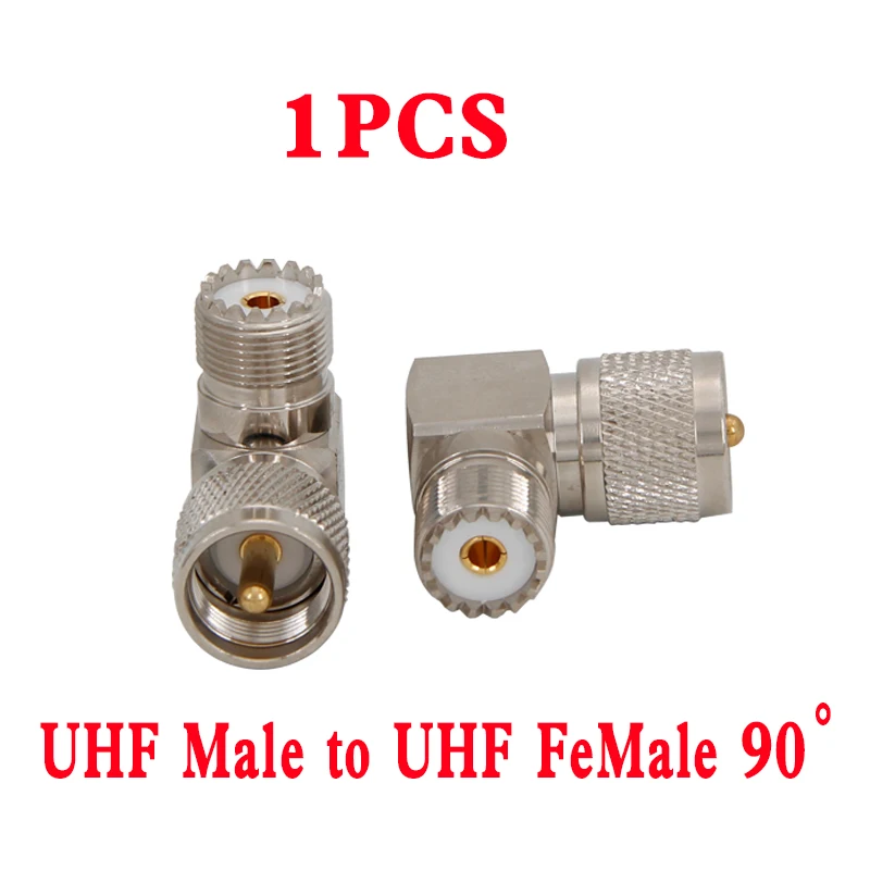 1PCS Right Angle UHF PL259 Male Plug To SO239 Female Jack RF Coaxial Adapter Copper Connector
1PCS Right Angle UHF PL259 Male Plug To SO239 Female Jack RF Coaxial Adapter Copper Connector