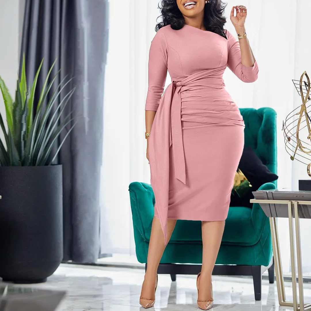 African Dresses for Women Spring Summer African Women Polyester 3/4 Sleeve Knee-length Dress African Clothes S-3XL
African Dresses for Women Spring Summer African Women Polyester 3/4 Sleeve Knee-length Dress African Clothes S-3XL