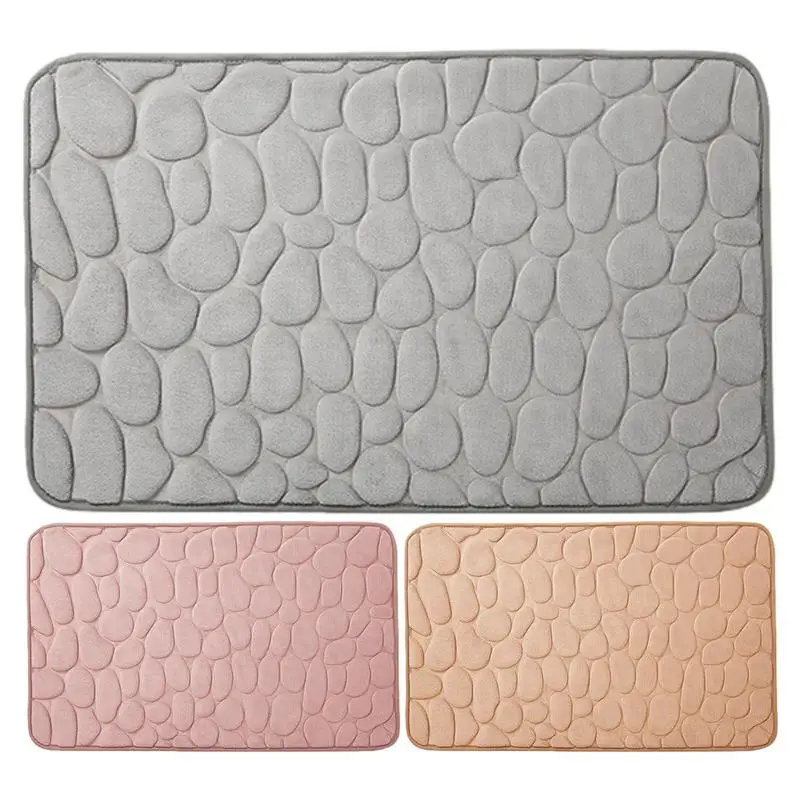Bathroom Mat Memory Foam Embossed Velvet Carpet Mat Non Slip Carpets Cobblestone Thickening Absorbent Floor For Kitchen Bathroom
Bathroom Mat Memory Foam Embossed Velvet Carpet Mat Non Slip Carpets Cobblestone Thickening Absorbent Floor For Kitchen Bathroom