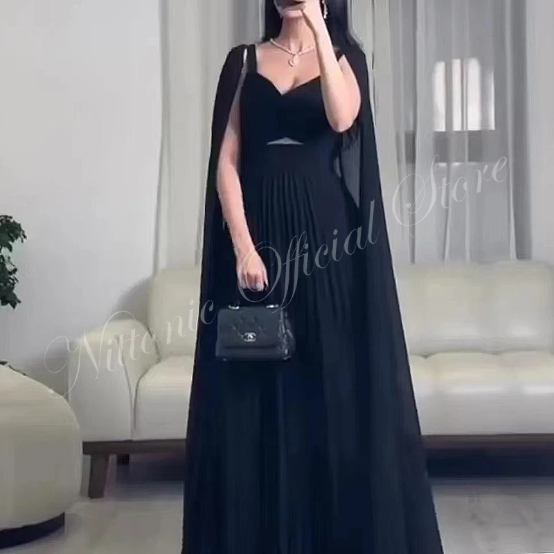 Long Elegant Evening Dresses for Women Black V-Neck Floor-Length A-Line Prom Party Gala Special Events Wedding Guest 2023 New
Long Elegant Evening Dresses for Women Black V-Neck Floor-Length A-Line Prom Party Gala Special Events Wedding Guest 2023 New