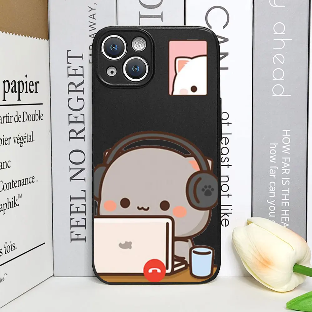 Funny Cartoon Lovers Peach Cat Couple Phone Case for IPhone 11 12 13 14 15 16 Pro Max Mini X XS SE20 8 7 Plus Paired Soft Covers Funny Cartoon Lovers Peach Cat Couple Phone Case for IPhone 11 12 13 14 15 16 Pro Max Mini X XS SE20 8 7 Plus Paired Soft Covers