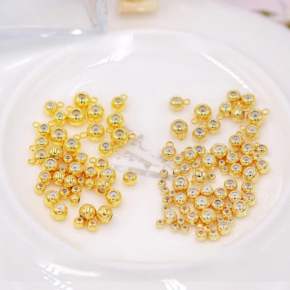 20pcs/Lot 14K/18K Real Gold Plated Silicone Adjustable Positioning Beads diy Handmade Bracelet Necklace Jewelry Accessories
20pcs/Lot 14K/18K Real Gold Plated Silicone Adjustable Positioning Beads diy Handmade Bracelet Necklace Jewelry Accessories