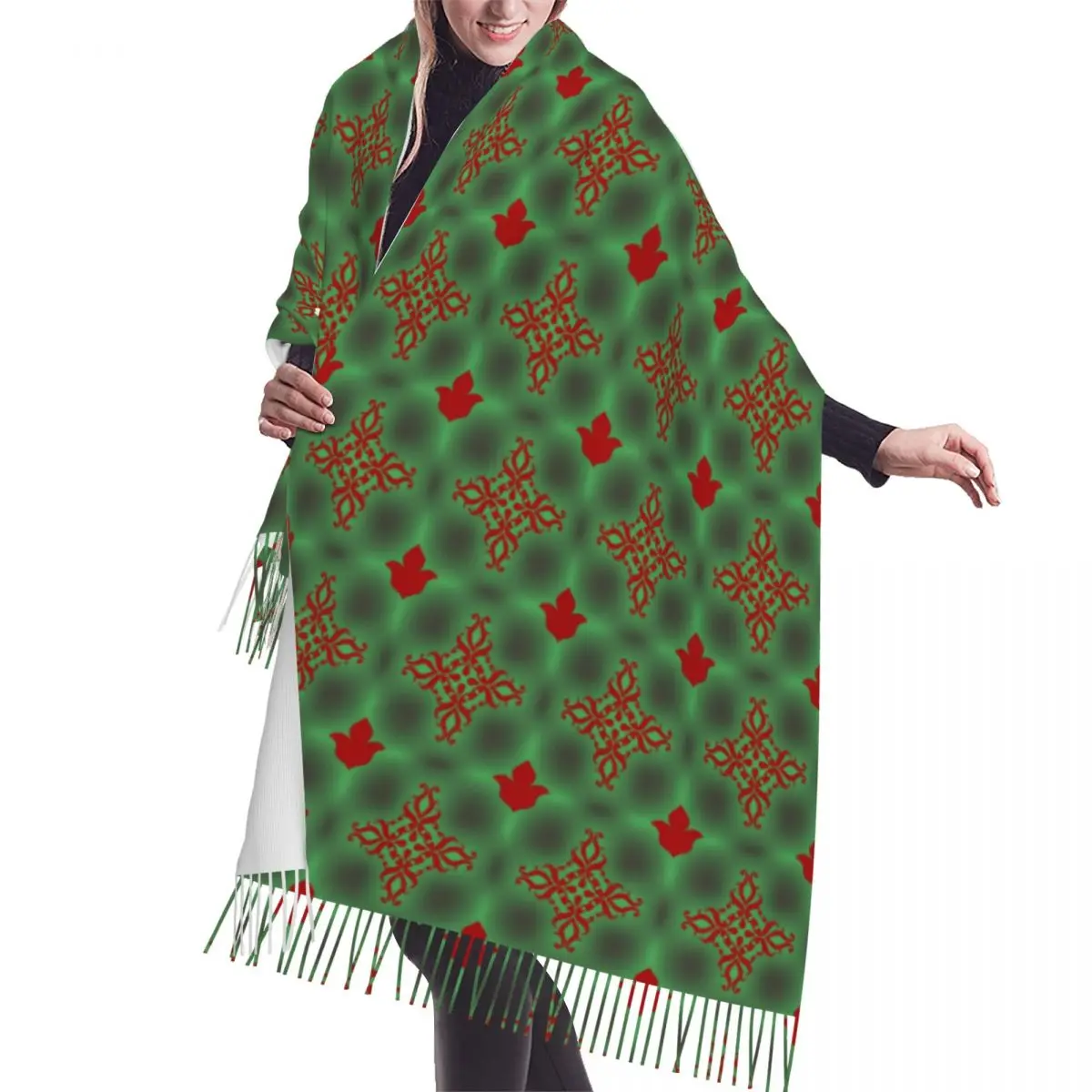 Multicolor Pattern In The Arabian Style Scarf Wrap Women Long Winter Warm Tassel Shawl Unisex Fashion Luxury Versatile Scarves
Multicolor Pattern In The Arabian Style Scarf Wrap Women Long Winter Warm Tassel Shawl Unisex Fashion Luxury Versatile Scarves